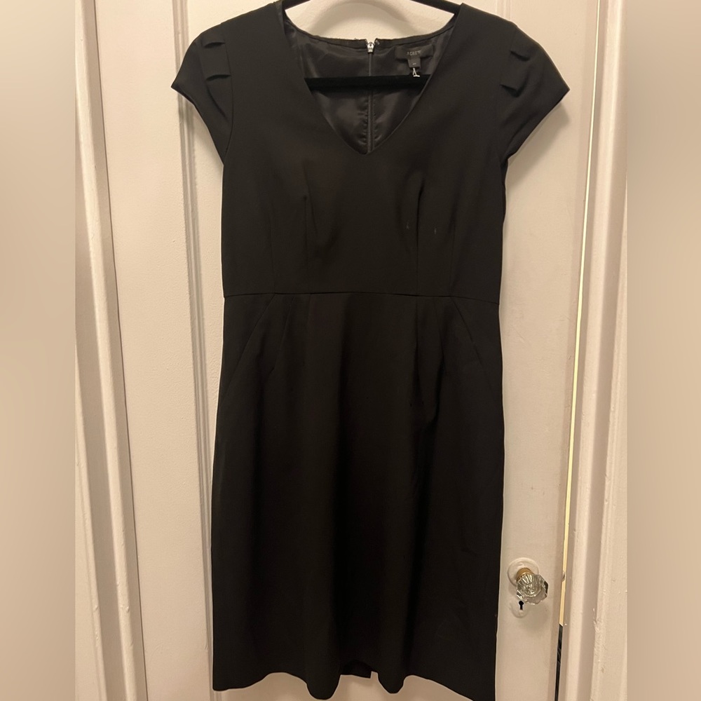 Black J. Crew Suiting Dress (6P)